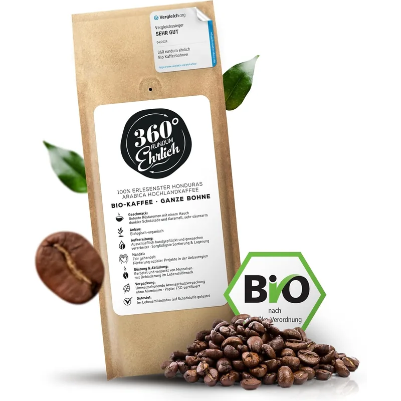 earlybird coffee Vollautomat Bio 500g