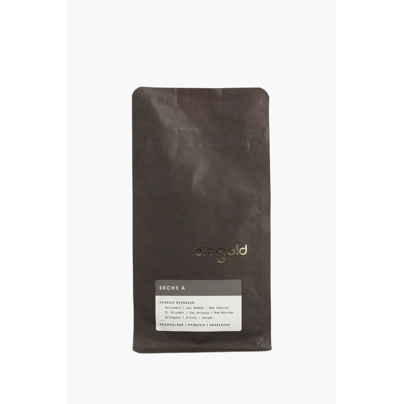 Elbgold Sechs A Classic Espresso – Elbgold Kaffeebohnen Platz 4