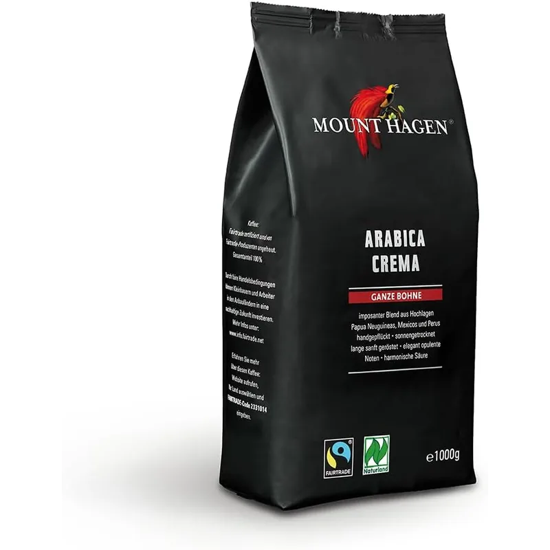 Mount Hagen Arabica Crema Bio Vorteilspaket 4kg